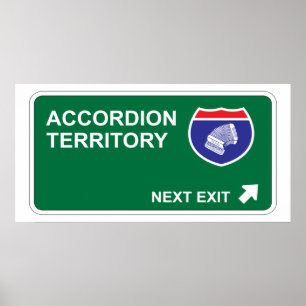 Póster Acordeão Próxima Saída