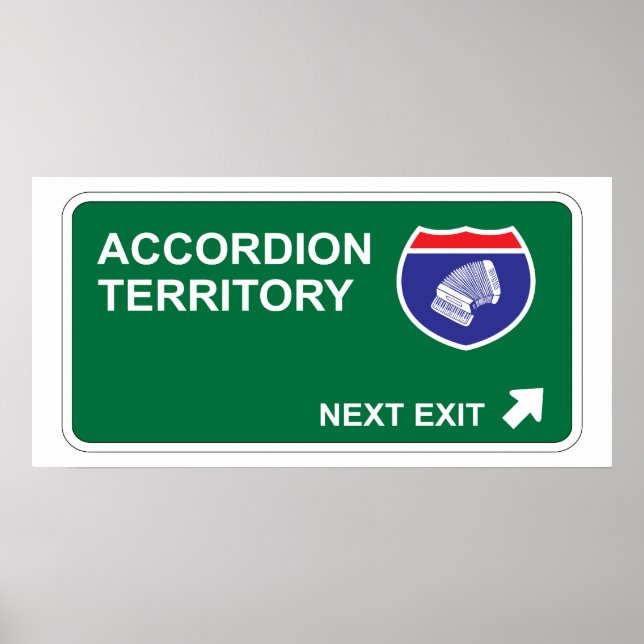 Póster Acordeão Próxima Saída (Frente)