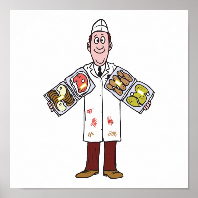 Póster açougueiro (Frente)