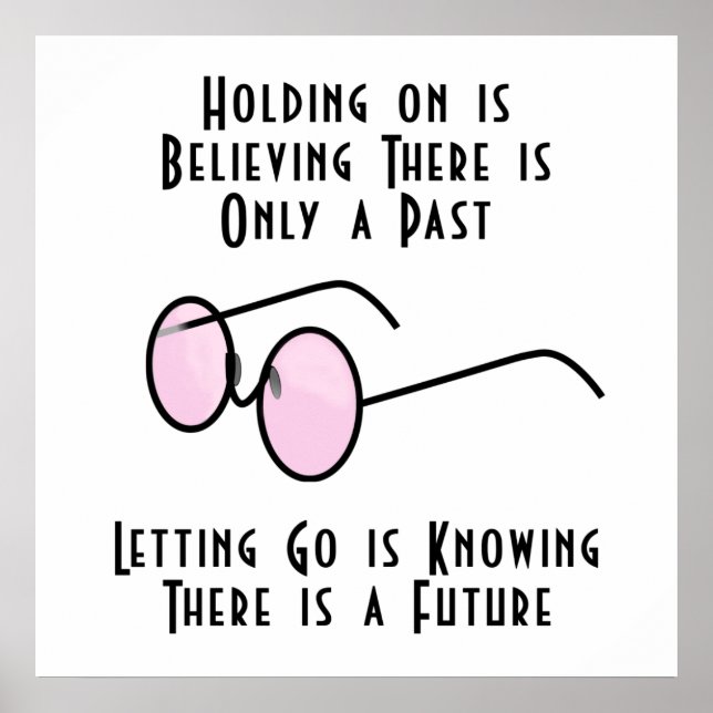 Poster Acreditando que há apenas um passado (Frente)