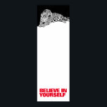 Póster Acredite em si mesmo, Pop de arte branca-leopardo-<br><div class="desc">Posters Motivacionais - Coragem Motivacional / Pop de Confiança Cabeça-de-Leopardo / Trabalho de arte-Retrato Digital Animal - Imagem de Pop de Olhos-Leopardo</div>