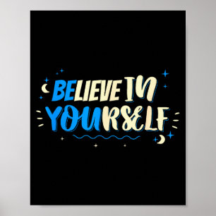 Poster Acredite Em Si Motivacional Frase Citação Desi