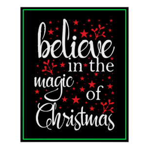 Póster Acredite Na Magia Do Natal-90533