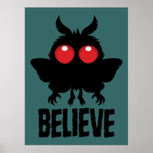 Poster Acredite no Misterioso Mothman
