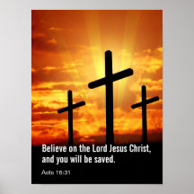 Acredite no Senhor Jesus Cristo, e você será 