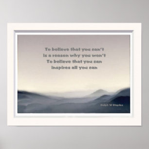 Póster Acredite que pode