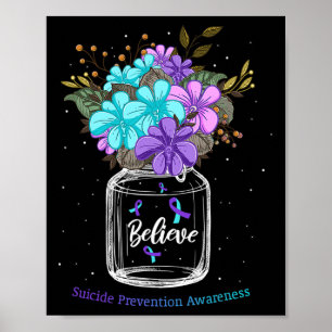 Poster Acreditem na Prevenção ao Suicídio Sensibilização 