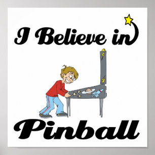 Poster acredito no pinball
