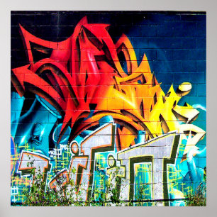 Póster Acrilato para decoro de Grafite Legal