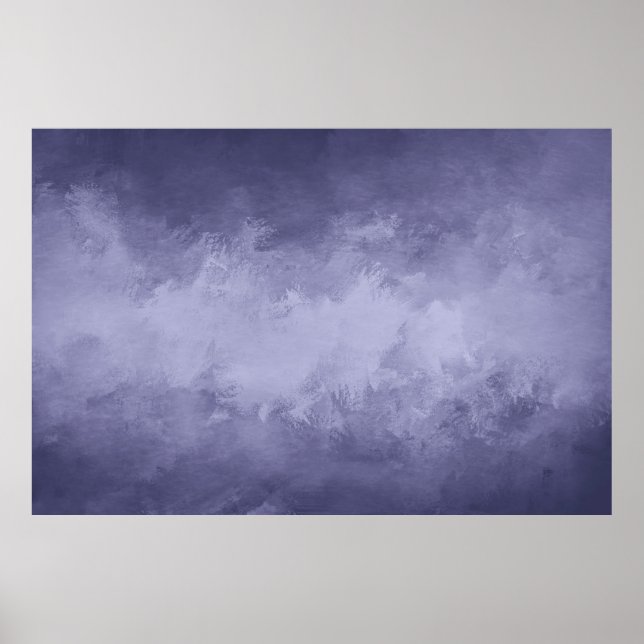 Poster acrílico azul de selênio de textura (Frente)