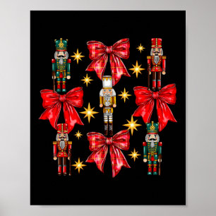 Poster Acrilico Laço Quebra-Nozes Natal Feliz Natal Famíl
