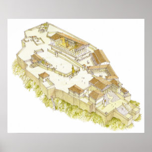 Póster Acrópole Atenas