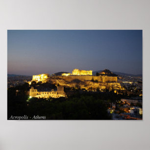 Póster Acrópole - Atenas