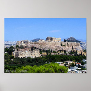 Póster Acrópole - Atenas