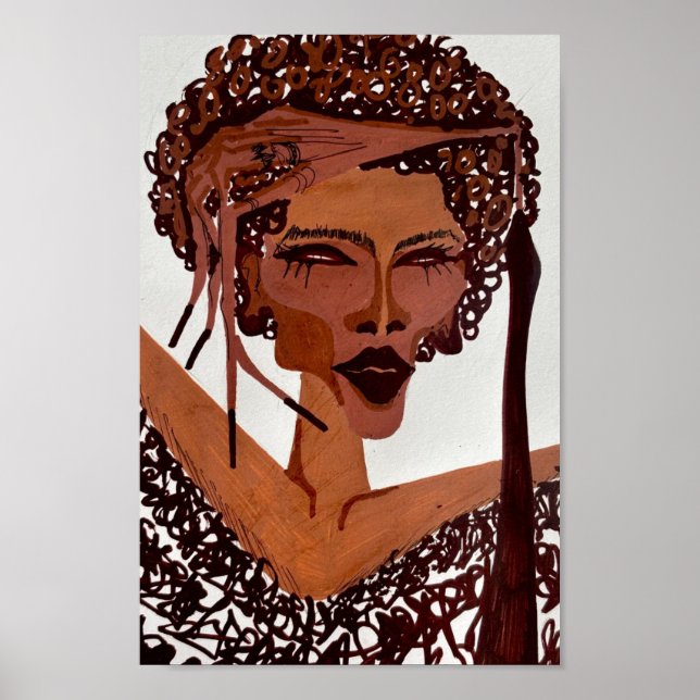 Poster acrylic portrait (Frente)