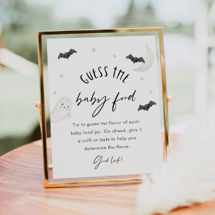 Poster AÇÚCAR Adivinha Sinal do Jogo da Comida do Bebê