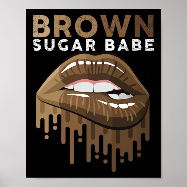 Poster Açúcar Mascavo Bybe Mês da História Negra Juneteen (Frente)