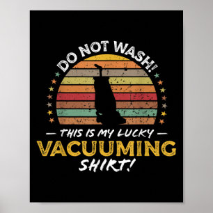 Poster Acupa Engraçada no Tapete de Vacuum com Engraçado