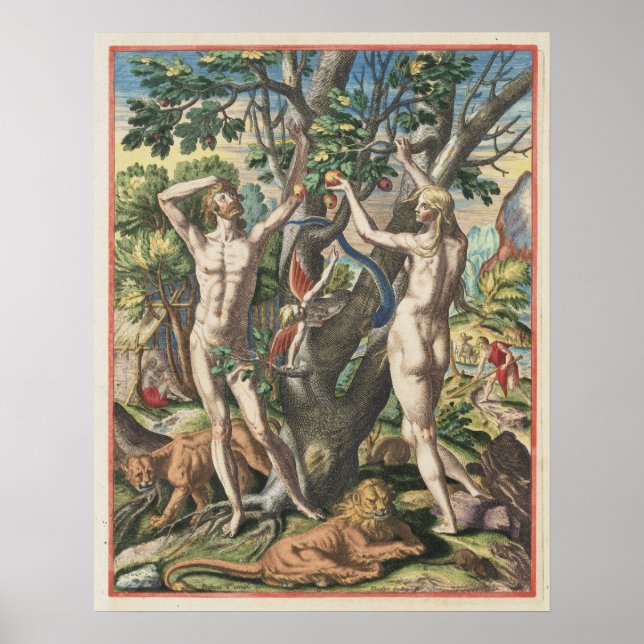 Poster Adam and Eve (Frente)