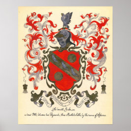 Poster Adams Casaco de Armas (16" x 20")
