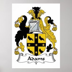 Póster Adams Family Crest