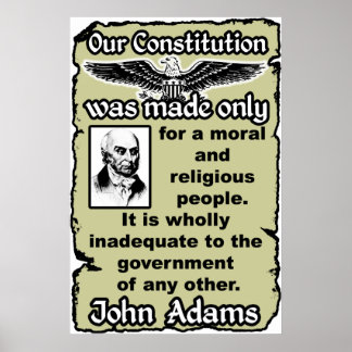 Póster Adams: Nossa Constituição