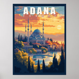 Poster Adana - Fotos impressionantes da Cidade Vibrante d