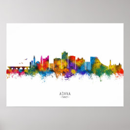 Poster Adana Turkey Skyline