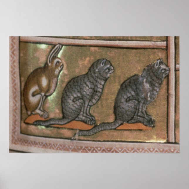 Poster Adão nomeando os animais, de North Midlands (Frente)