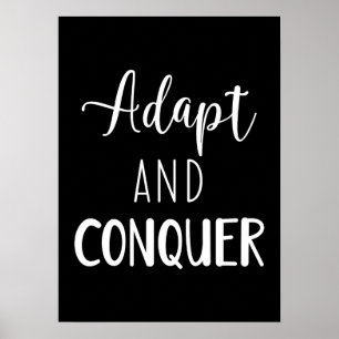 Poster Adaptar e conquistar - Gym, Hustle, Sucesso