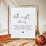 Poster ADELLA Moderno - Cartão Noturno Minimalista de Dat<br><div class="desc">Este modelo de jogo de chá de panela da noite apresenta uma elegante fonte de caligrafia e um moderno design minimalista. Altere facilmente as cores e edite o texto *maioria* para atender às necessidades da sua ocasião. Este sinal é perfeito para o seu chá de panela contemporâneo, minimalista, boêmico ou...</div>