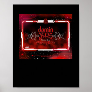Poster Adesivo do Tema do Skz Dominate Concert (versão ve