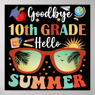 Poster Adeus, 10º ano, Alô Verão
