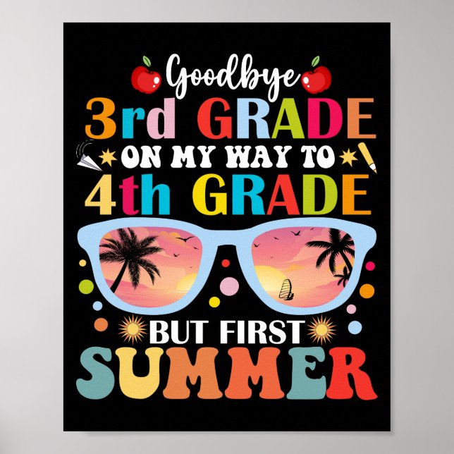 Poster Adeus, 3º ano, Alô, 4º ano, mas 1º Verão (Frente)
