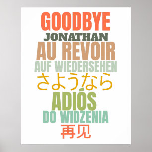Poster Adeus Farewell