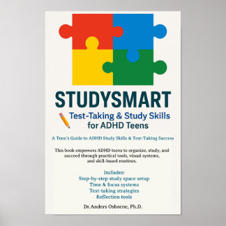 Poster adhd Back Cover study Smart