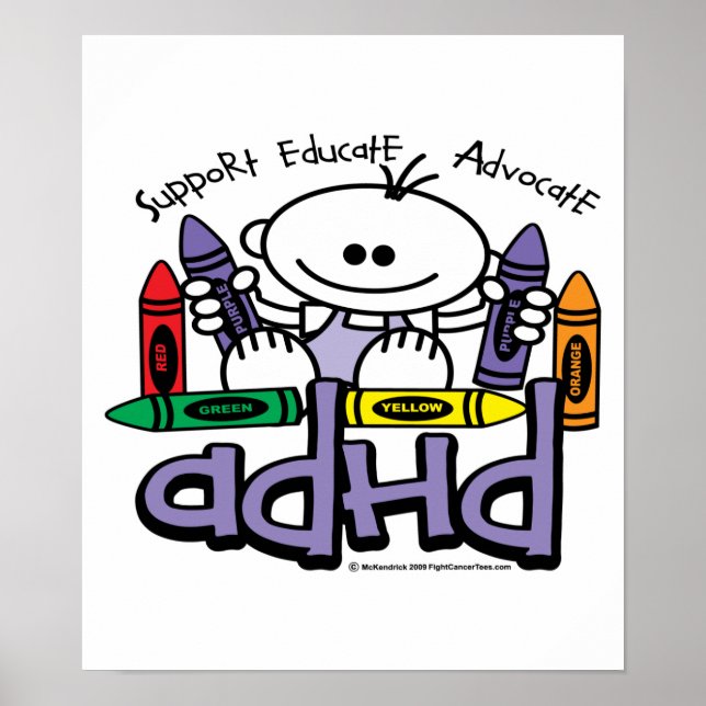 POSTER ADHD CRAYONS (Frente)