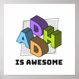 Poster ADHD é incrível
