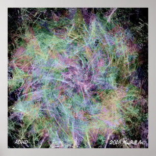 Póster ADHD pela arte de MadBill