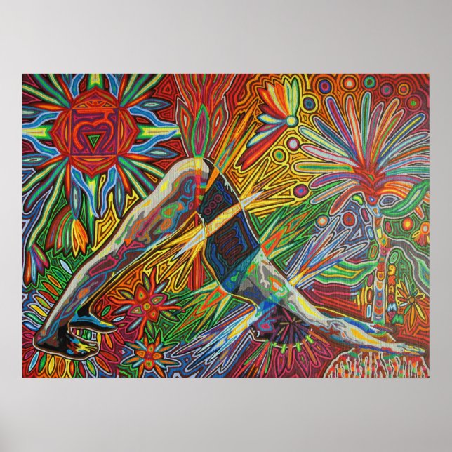 Póster adho mukha svanasana - 2009 (Frente)