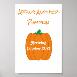 Poster Adicionando outra abóbora