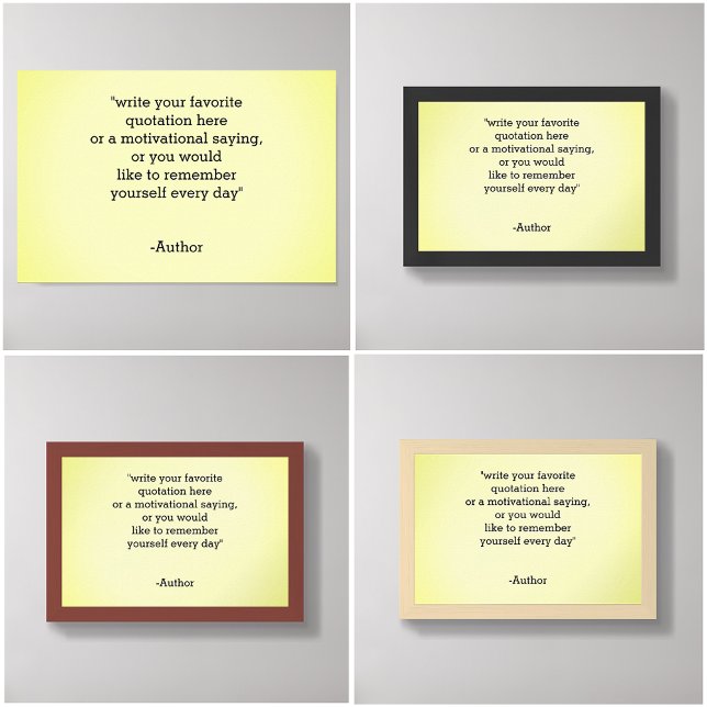 Poster Adicionar / Criar Sua Própria Citação (quote poster, inspirational quotes posters)