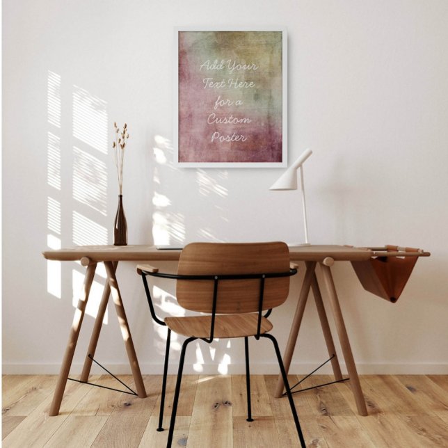 Poster Adicionar o Grunge Multicolorido do Texto Personal (Criador carregado)