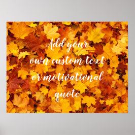 Poster Adicionar Seu Próprio Texto Personalizado Ou Cota 