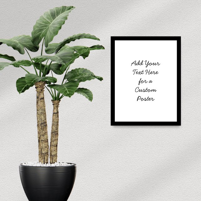 Poster Adicionar seu script cursivo mínimo de texto perso (Criador carregado)