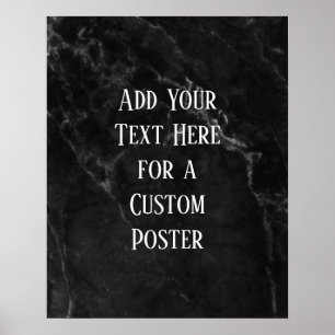 Poster Adicionar Seu Texto Personalizado Sobre O Marble P