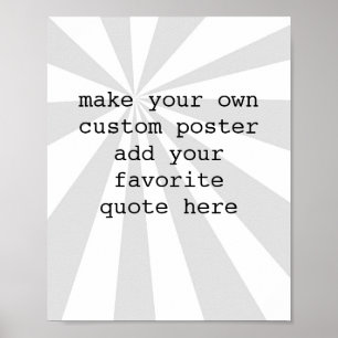 Póster adicione a sua própria citação personalizada de ra