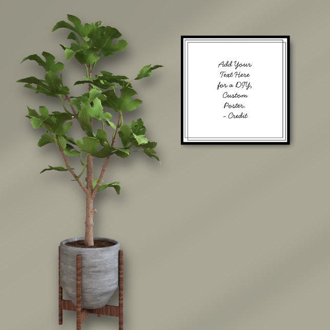 Poster Adicione seu limite de texto mínimo personalizado (Criador carregado)