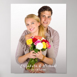 Poster Adicione seu Modelo de nome de foto