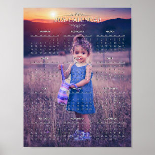 Poster Adicione seu próprio calendário de fotos 2026   